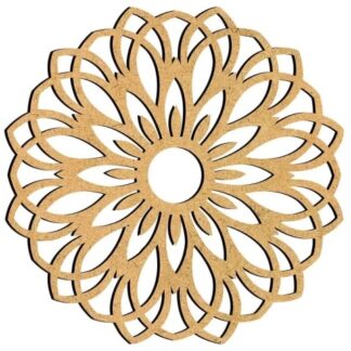 Mandala Flor  En Fibrofacil