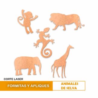 Apliques Laser Animales de la selva
