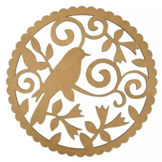 Mandala Pajaro En Fibrofacil