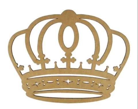 Aplique Corona Redondeada 30 cm x 23 cm