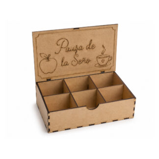 Caja para saquitos de té Pausa de la Seño