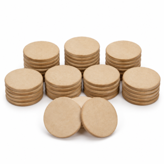 Discos de MDF para stickers – Pack de 25