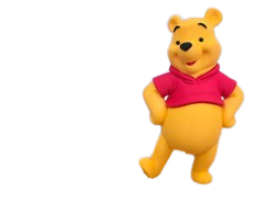 Figura 3D Winnie Pooh – 15 cm