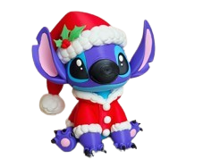 Figura 3D Stitch Navidad – 15 cm