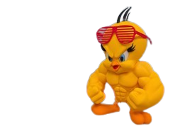 Figura 3D Piolín musculoso – 20 cm