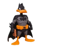 Figura 3D Pato Lucas Batman – 21–24 cm