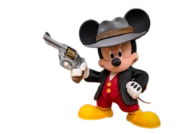Figura 3D Mickey Mouse vaquero – 18–20 cm