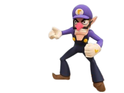 Figura 3D Waluigi – 20 cm