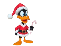 Figura 3D Pato Donald Navidad – 18–20 cm