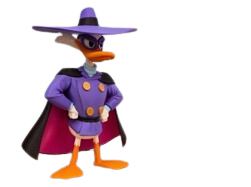 Figura 3D Pato Darkwing – 18–20 cm