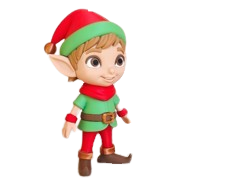 Figura 3D Duende navideño – 15–18 cm