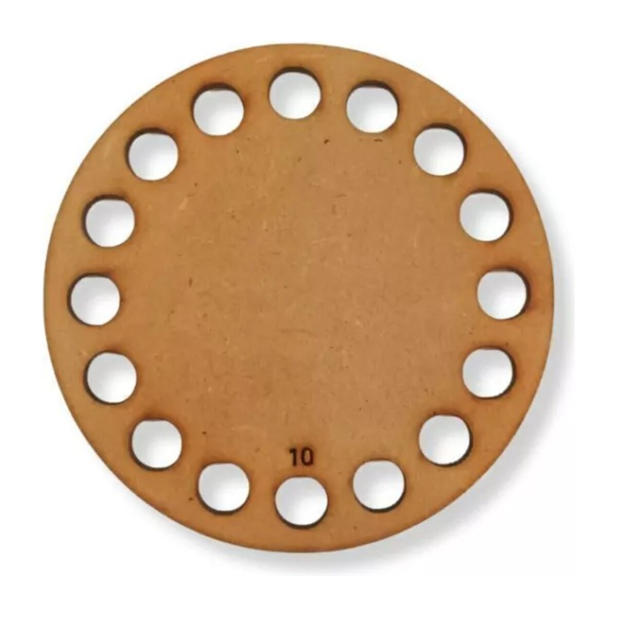 Base circular de MDF para tejer 10 cm