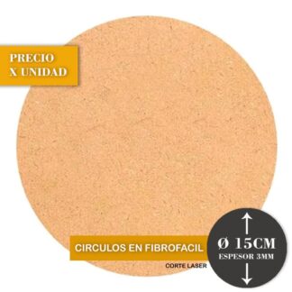 Círculo de MDF 3 mm – Ø 15 cm