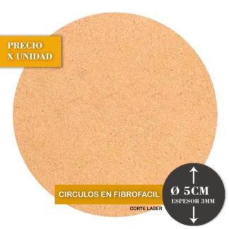 Círculo de MDF 3 mm – Ø 5 cm