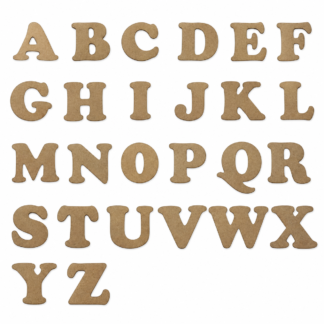 Abecedario de MDF Cooper Black 10 cm – 26 letras