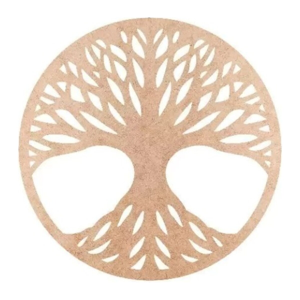 Mandala Árbol con Raíces de MDF 15 cm