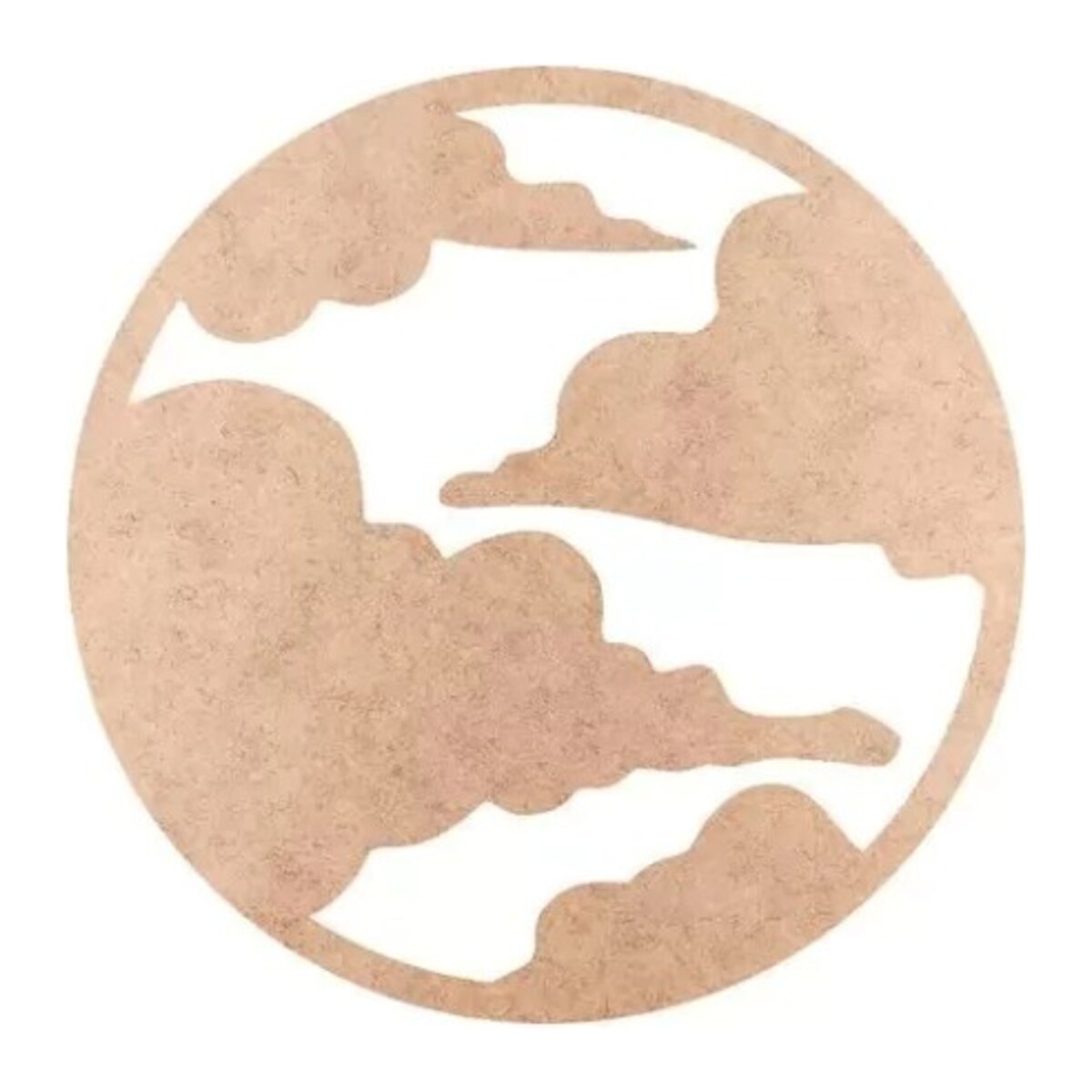 Mandala Nubes de MDF 15 cm