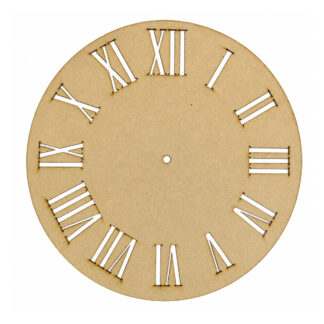 Reloj con números romanos en MDF 30 cm