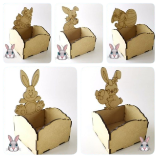 Set de cajas con forma de animal