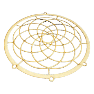 Mandala Espiral Circular MDF