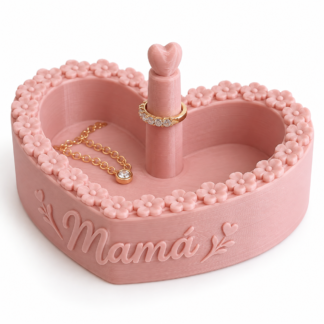 Portafoto corazón Nuestro Amor impreso en 3D